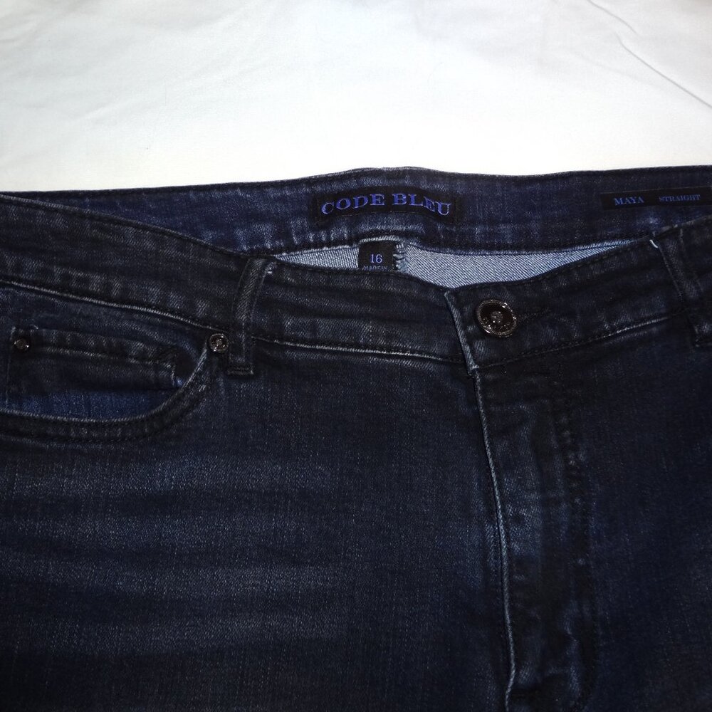 Code Bleu Maya Almost Black (Deep Deep Navy) Dist… - image 2